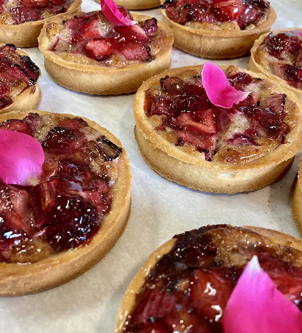 Tartelettes amandines framboise 